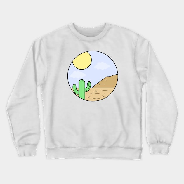 Pastel desert Crewneck Sweatshirt by Jasmwills